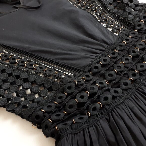 Endless Rose Black Crochet Lace Mini Dress - Picture 5 of 16